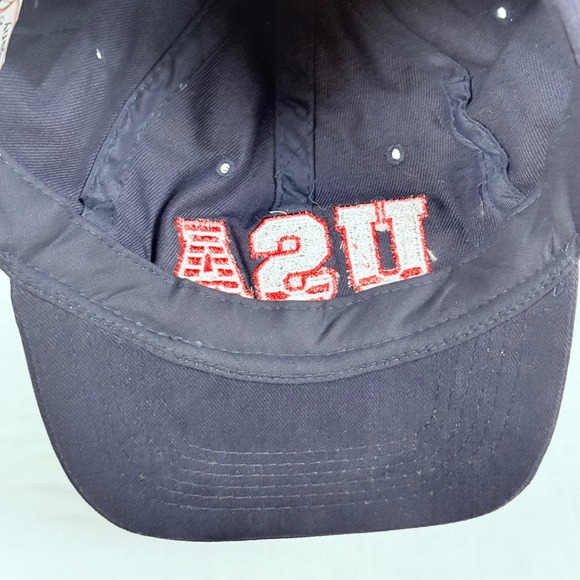 Vintage Bugle Boy Company USA Hat Patriotic Stars & Stripes Adjustable Snapback - Picture 8 of 10